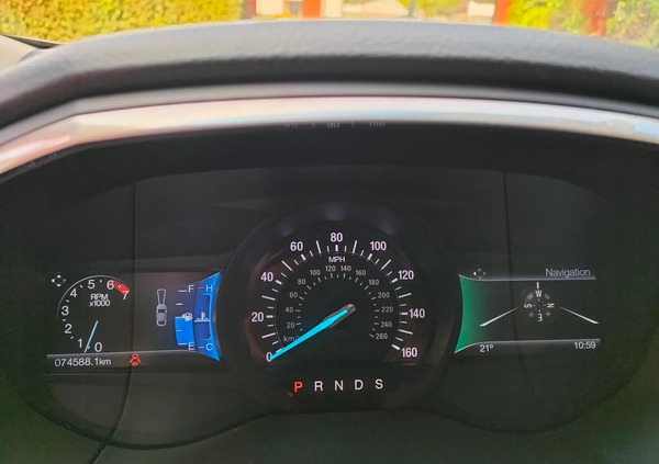 Ford EDGE cena 99000 przebieg: 74500, rok produkcji 2017 z Łódź małe 781